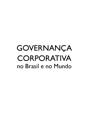 Governança Corporativa No Brasil e No Mundo
