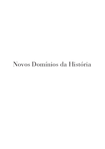 Novos Domínios Da História