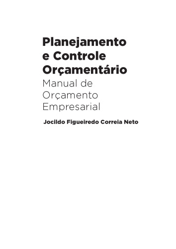 Planejamento e Controle orçamentário