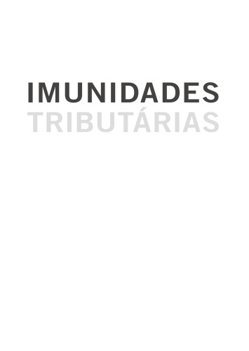 Imunidades Tributárias