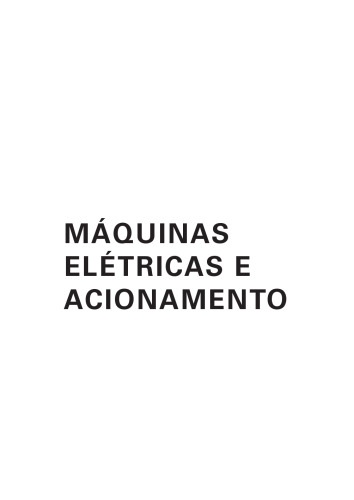 MáQuinas Elétricas e Acionamento