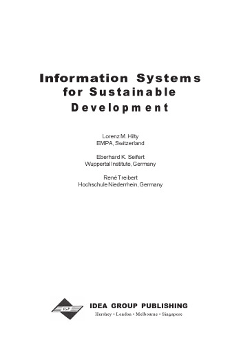 Information systems for sustainable development