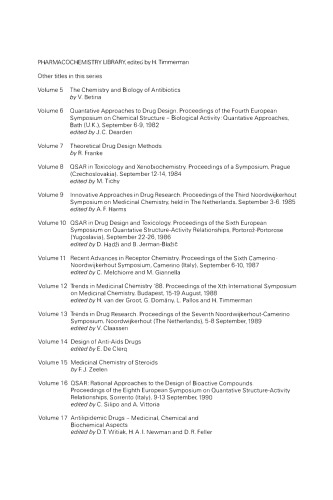 Trends in Receptor Research: Proceedings of the 8th Camerino-Noordwijkerhout Symposium, Camerino, Italy, 8–12 September 1991