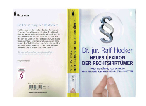 Neues Lexikon der Rechtsirrtümer: 'Wer auffährt hat Schuld