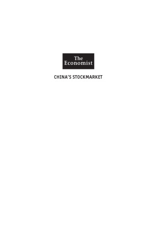 China's Stockmarket: A Guide to Its Progress, Players and Prospects
