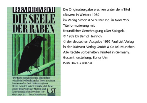 Die Seele der Raben