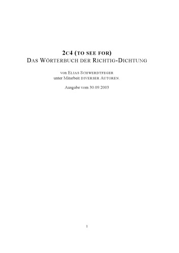 2c4 - Das Wörterbuch der Richtig-Dichtung