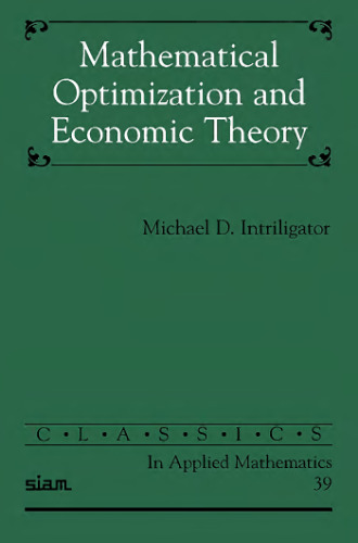 Mathematical optimization and economic theory