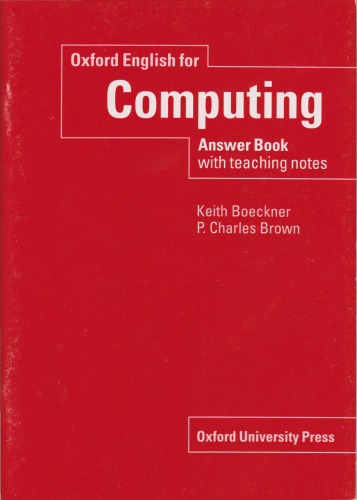 Oxford English for Computing: Answer Book