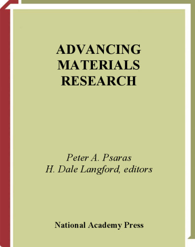 Advancing Materials Research
