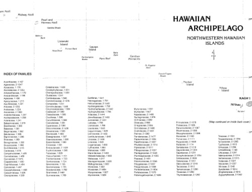 Manual of the Flowering Plants of Hawaii