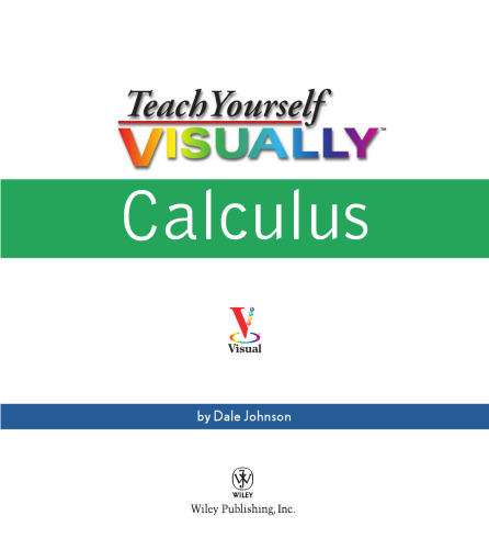 Teach Yourself VISUALLY Calculus