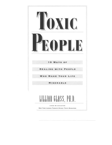 Toxic People