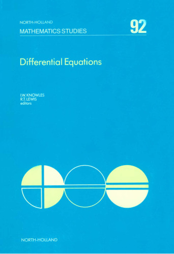 Differential Equations: Conference Proceedings