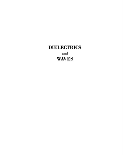 Dielectrics and Waves