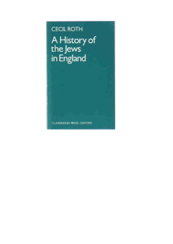 History of the Jews in England