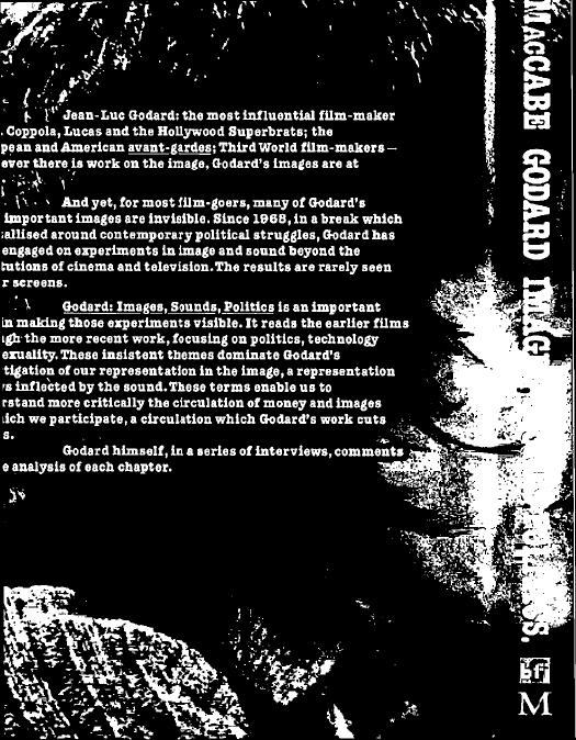 Godard: images, sounds, politics