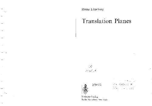 Translation Planes