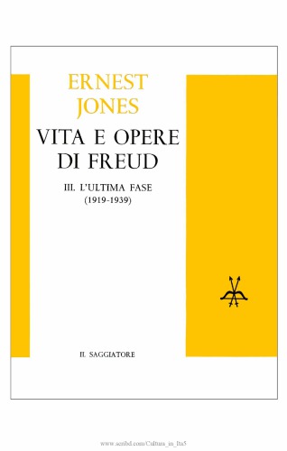 Vita e opere di Freud. L'ultima fase (1919-1939)
