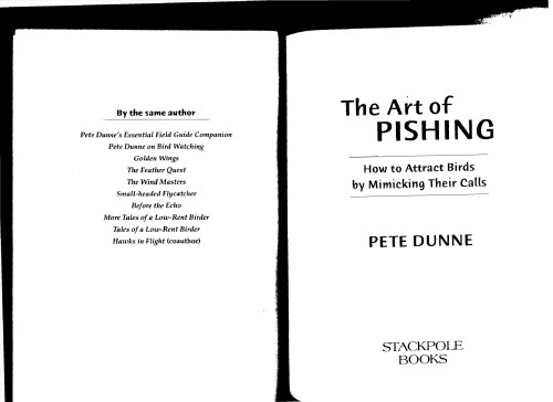 The Art of Pishing: How to Attract Birds by Mimicking Their Calls