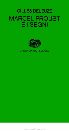 Marcel Proust e i segni