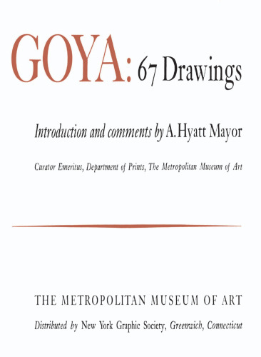 Goya: 67 drawings