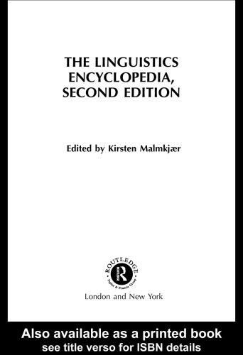The linguistics encyclopedia