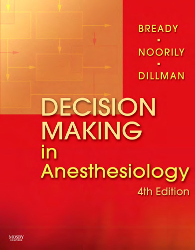 Decision Making in Anesthesiology, 4e