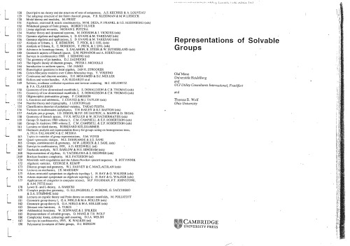 Representations of solvable groups