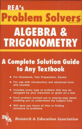 Algebra & Trigonometry Problem Solver