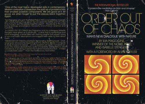 Order out of chaos: Man's new dialogue with nature