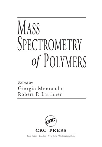 Mass Spectrometry of Polymers
