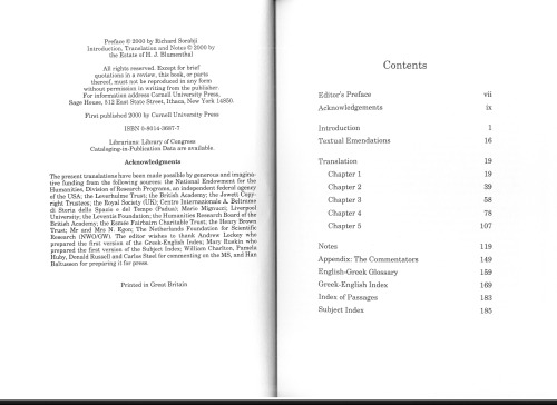 On Aristotle On the Soul 3.1-5, tr. H. Blumenthal