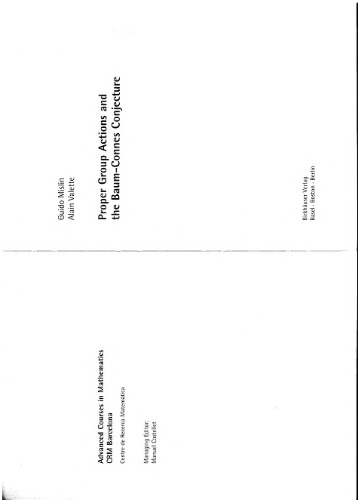 Proper group actions and the Baum-Connes  conjecture