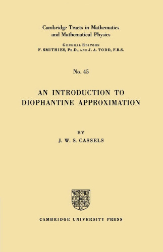 An introduction to Diophantine approximation