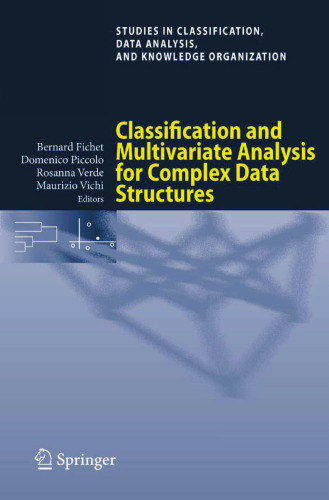 Classification and multivariate analysis for complex data structures
