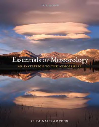 Essentials of meteorology: an invitation to the atmosphere