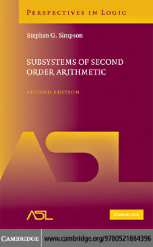 Subsystems of Second Order Arithmetic