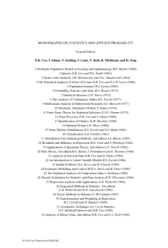 Complex Stochastic Systems