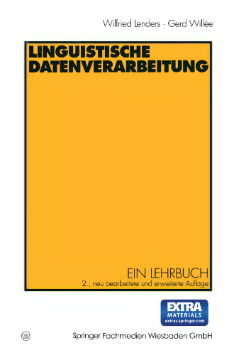 Linguistische Datenverarbeitung: Ein Lehrbuch