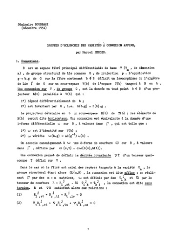 Seminaire Bourbaki, 03, 1954-1956 - Exp.101-136