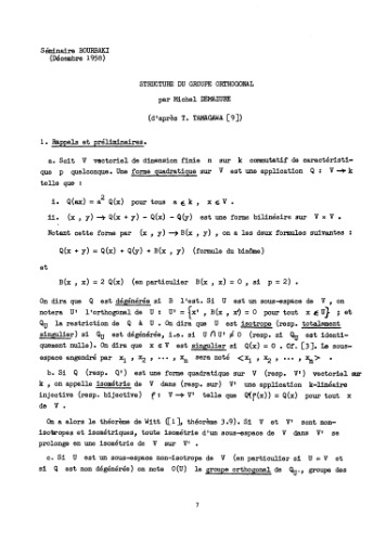 Seminaire Bourbaki, 05, 1958-1960 - Exp.169-204