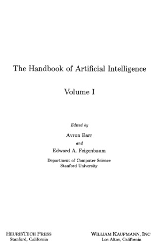 The Handbook of Artificial Intelligence. Vol.1