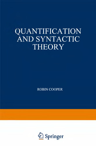 Quantification and syntactic theory
