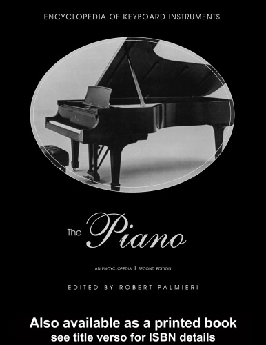 Piano: an encyclopedia