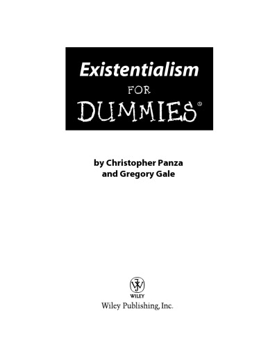 Existentialism for dummies