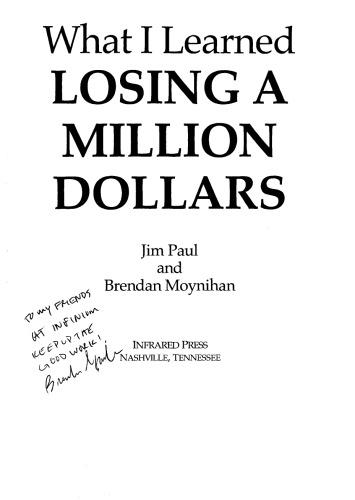 What I Learned Losing a Million Dollars