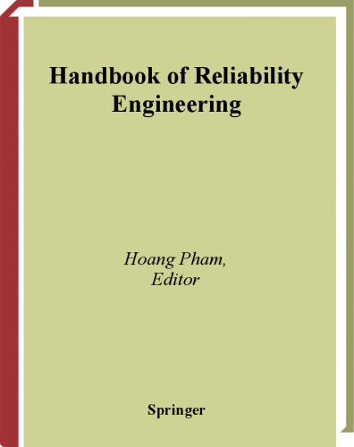 Handbook of reliability engineering