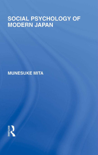 Social Psychology of Modern Japan