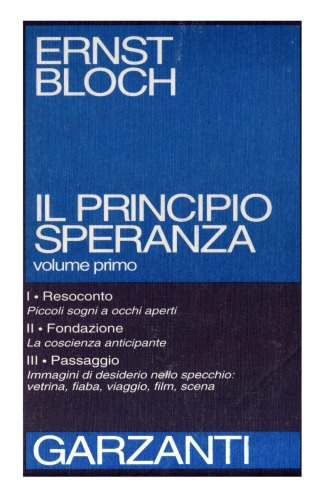 Il principio speranza